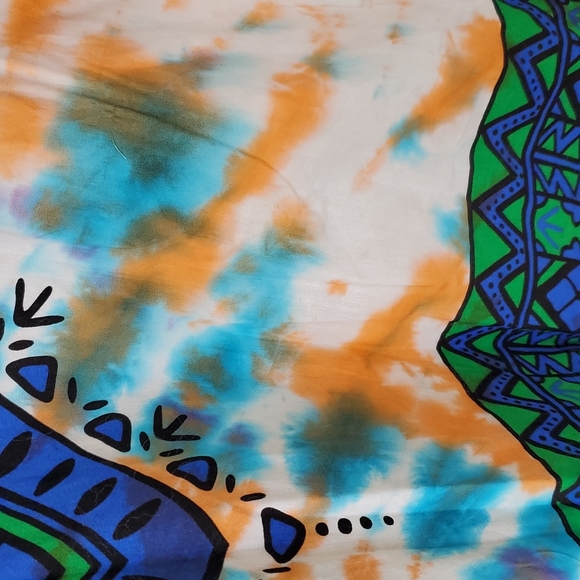 Casual Tie Dye Cotton Dashiki - Picture 4 of 9